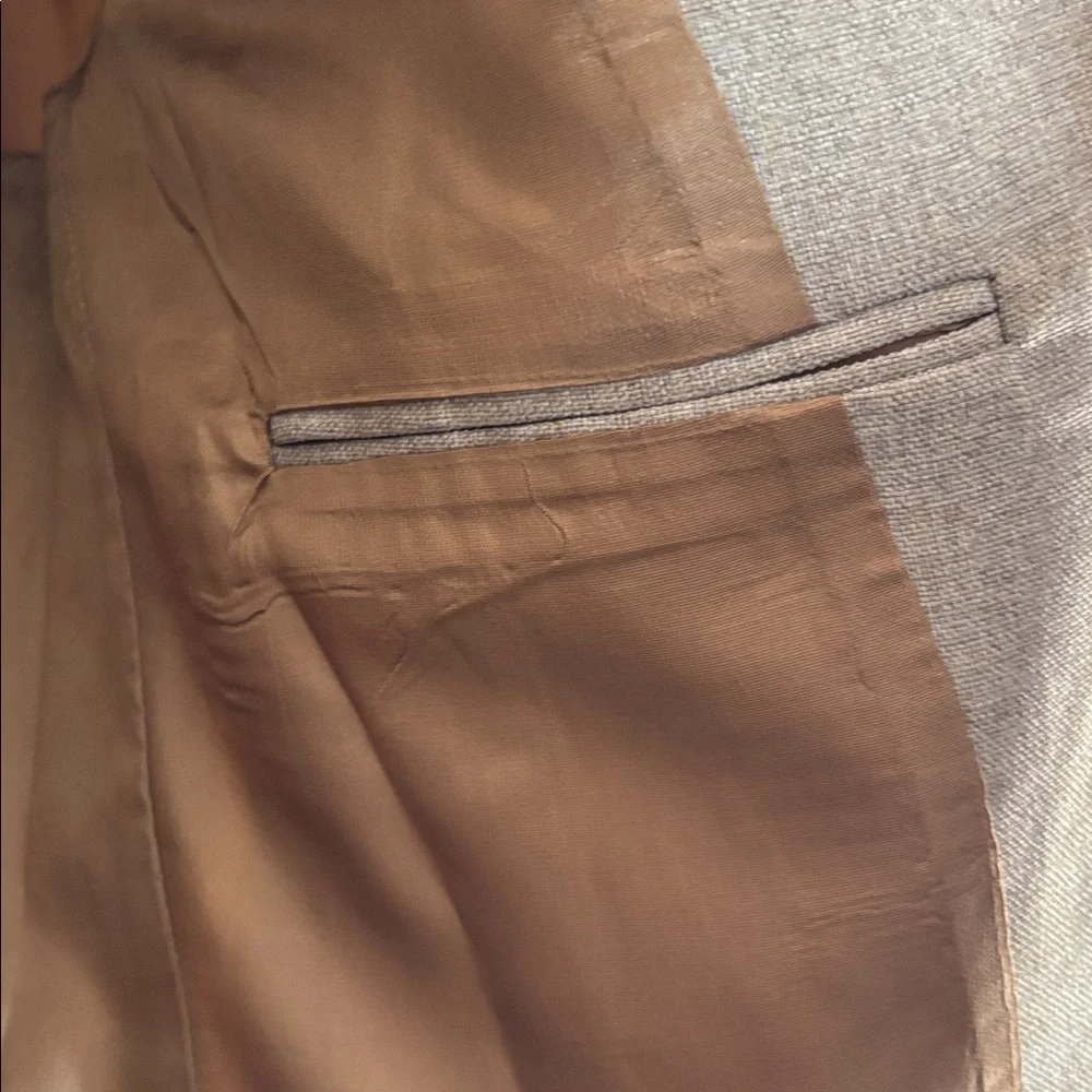 Vintage Levi’s Blazer Action Suit Jacket Tan‎ Beige Brown Size 46R